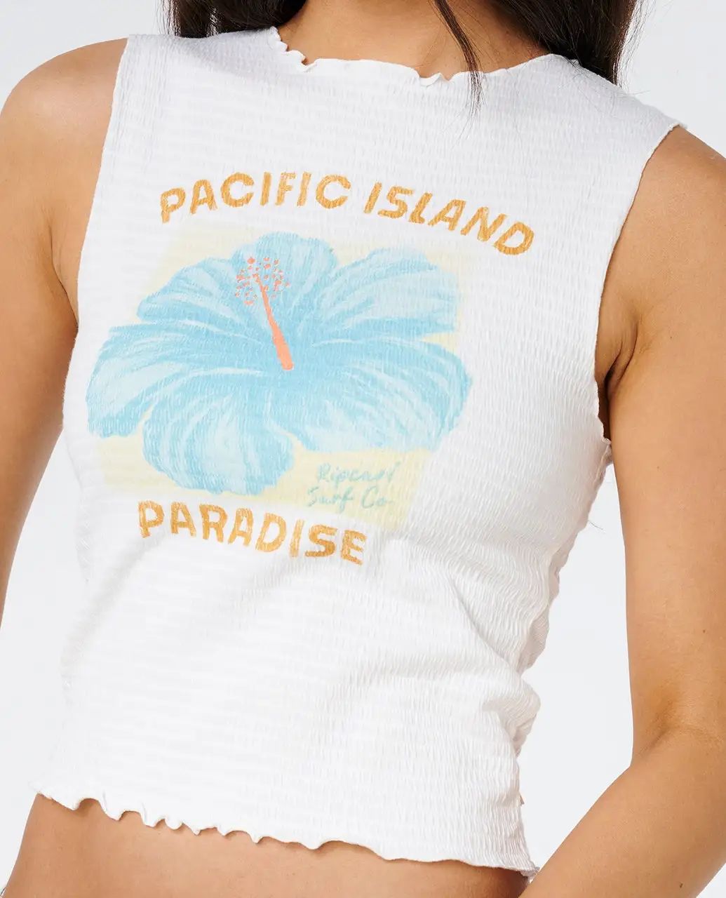 Rip Curl Womens Tank Top Topanga Canyon Shirred Tank - Image 5