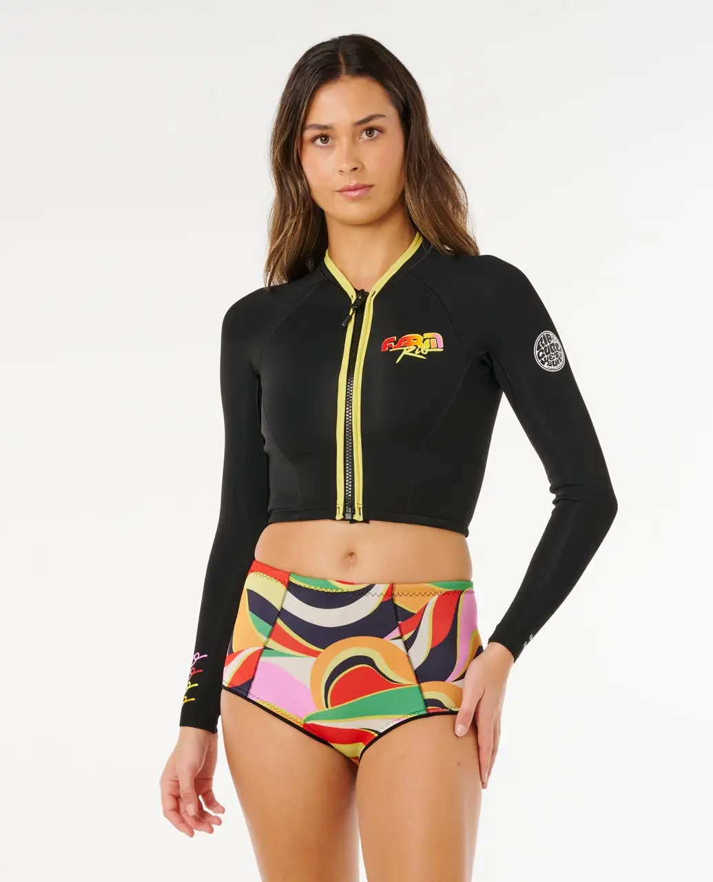 Rip Curl Womens Wetsuits G-Bomb Farm Rio 1.5mm Boy Leg Wetsuit Shorts - Image 6