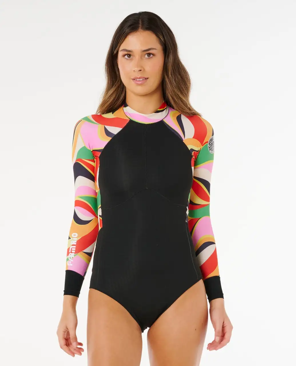 Rip Curl Womens Wetsuits G-Bomb Farm Rio Tropical Long Sleeve Back Zip Springsuit