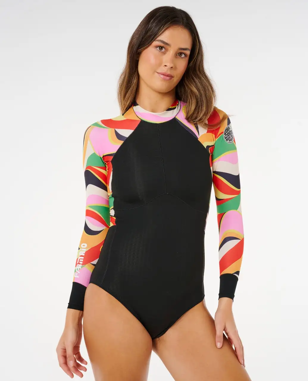 Rip Curl Womens Wetsuits G-Bomb Farm Rio Tropical Long Sleeve Back Zip Springsuit - Image 4