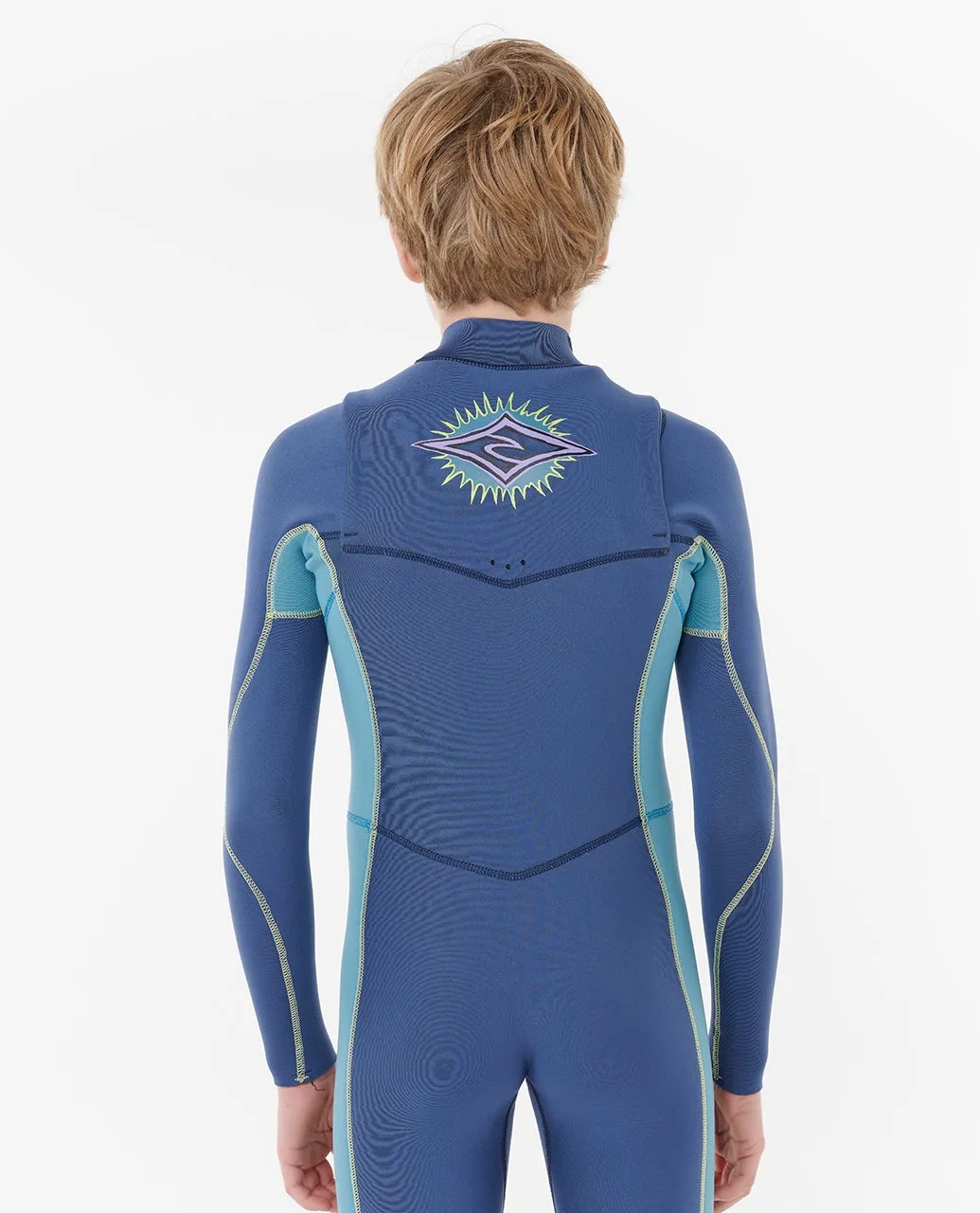 Rip Curl Youth Wetsuits Kids Dawn Patrol 3/2 Chest Zip Fullsuit - Image 11