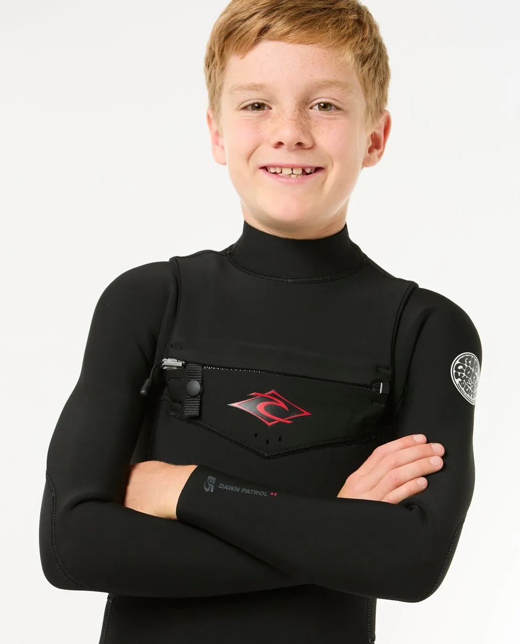 Rip Curl Youth Wetsuits Kids Dawn Patrol 3/2 Chest Zip Fullsuit - Image 5