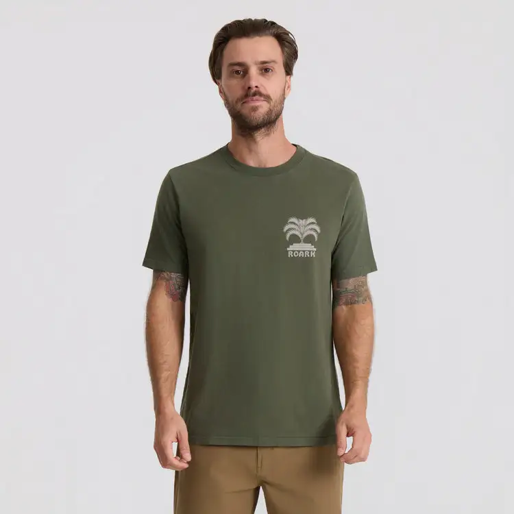 Roark Revival Mens Shirt Moto Palm - Image 2