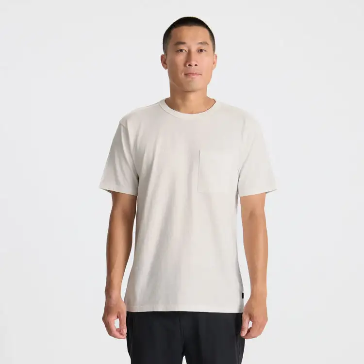 Roark Revival Mens Shirt Well Worn Organic Pocket Tee - Image 21