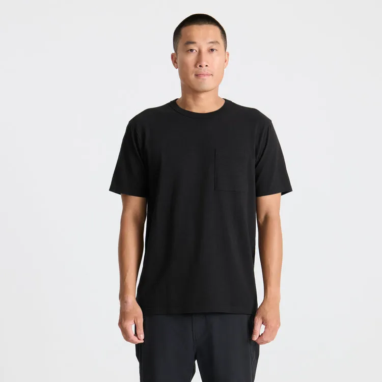 Roark Revival Mens Shirt Well Worn Organic Pocket Tee - Image 7