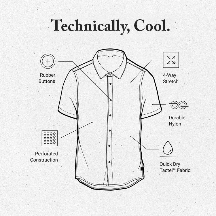 Roark Revival Mens Woven Bless Up Breathable Stretch - Image 7