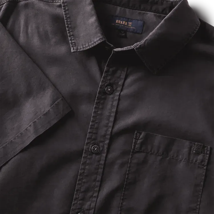 Roark Revival Mens Woven Made To Fade Short Sleeve Button Up Shirt - Image 13