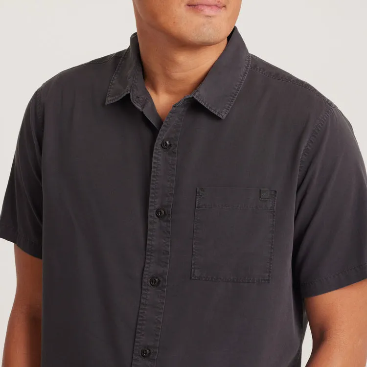Roark Revival Mens Woven Made To Fade Short Sleeve Button Up Shirt - Image 15