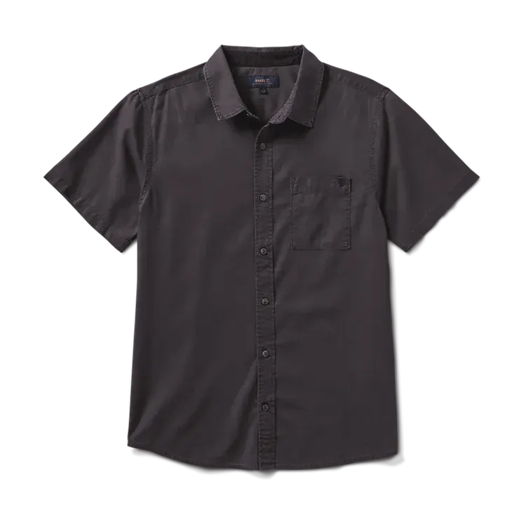 Roark Revival Mens Woven Made To Fade Short Sleeve Button Up Shirt - Image 17