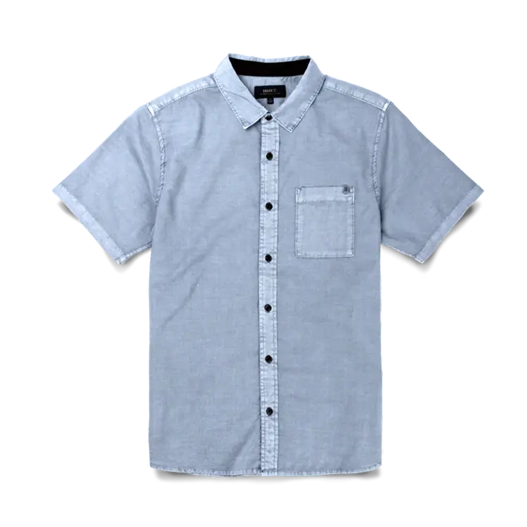 Roark Revival Mens Woven Made To Fade Short Sleeve Button Up Shirt - Image 18