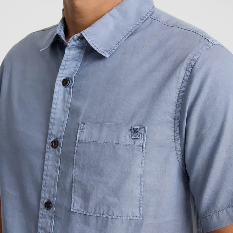 Roark Revival Mens Woven Made To Fade Short Sleeve Button Up Shirt - Image 23