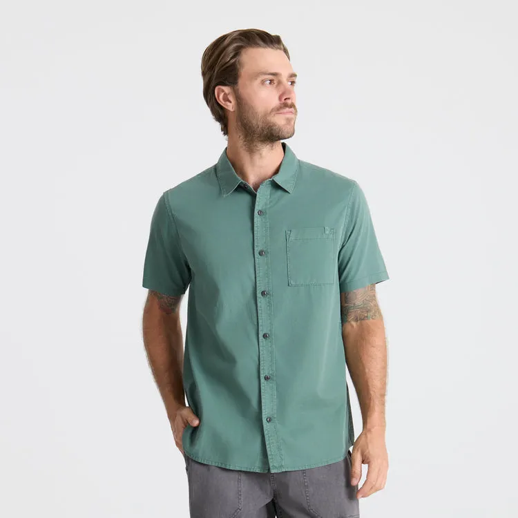 Roark Revival Mens Woven Made To Fade Short Sleeve Button Up Shirt - Image 9