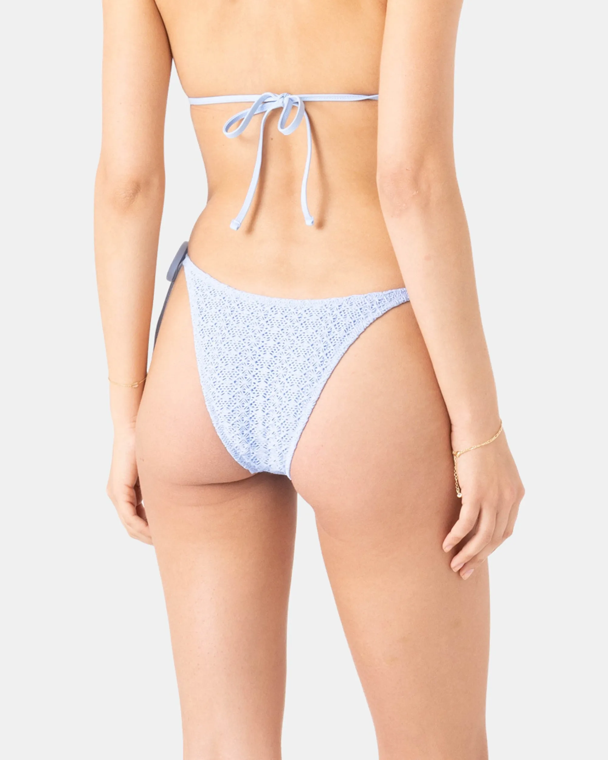 Roxy Womens Bikini Bottoms Crochet Tie Side Cheeky - Image 2