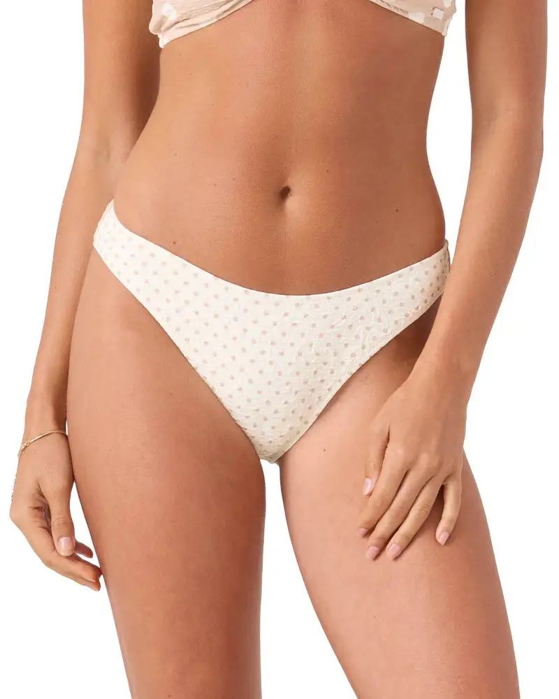 Roxy Womens Bikini Bottoms Puka Dots Scoop Moderate - Image 7