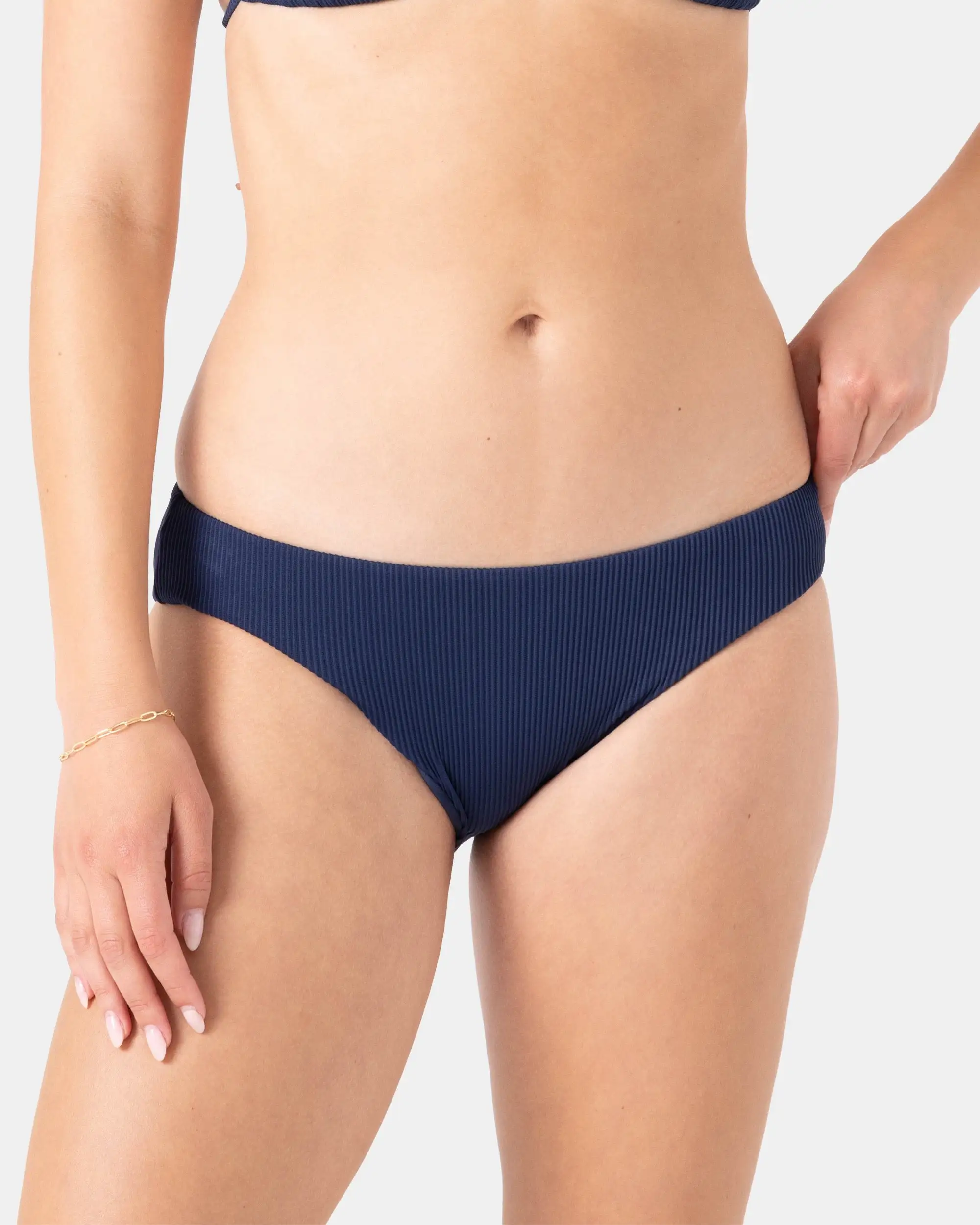 Roxy Womens Bikini Bottoms Rib Roxy Love Hipster Mod - Image 2
