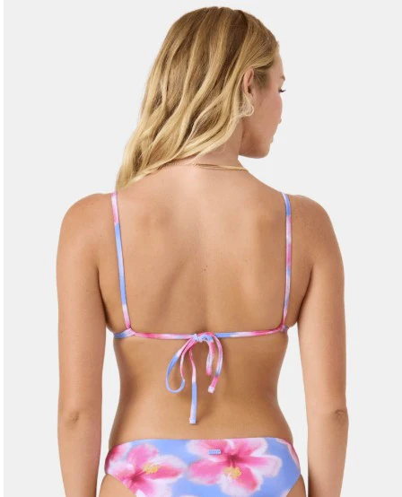 Roxy Womens Bikini Top Hibiscus Daze Adjustable Bralette - Image 2