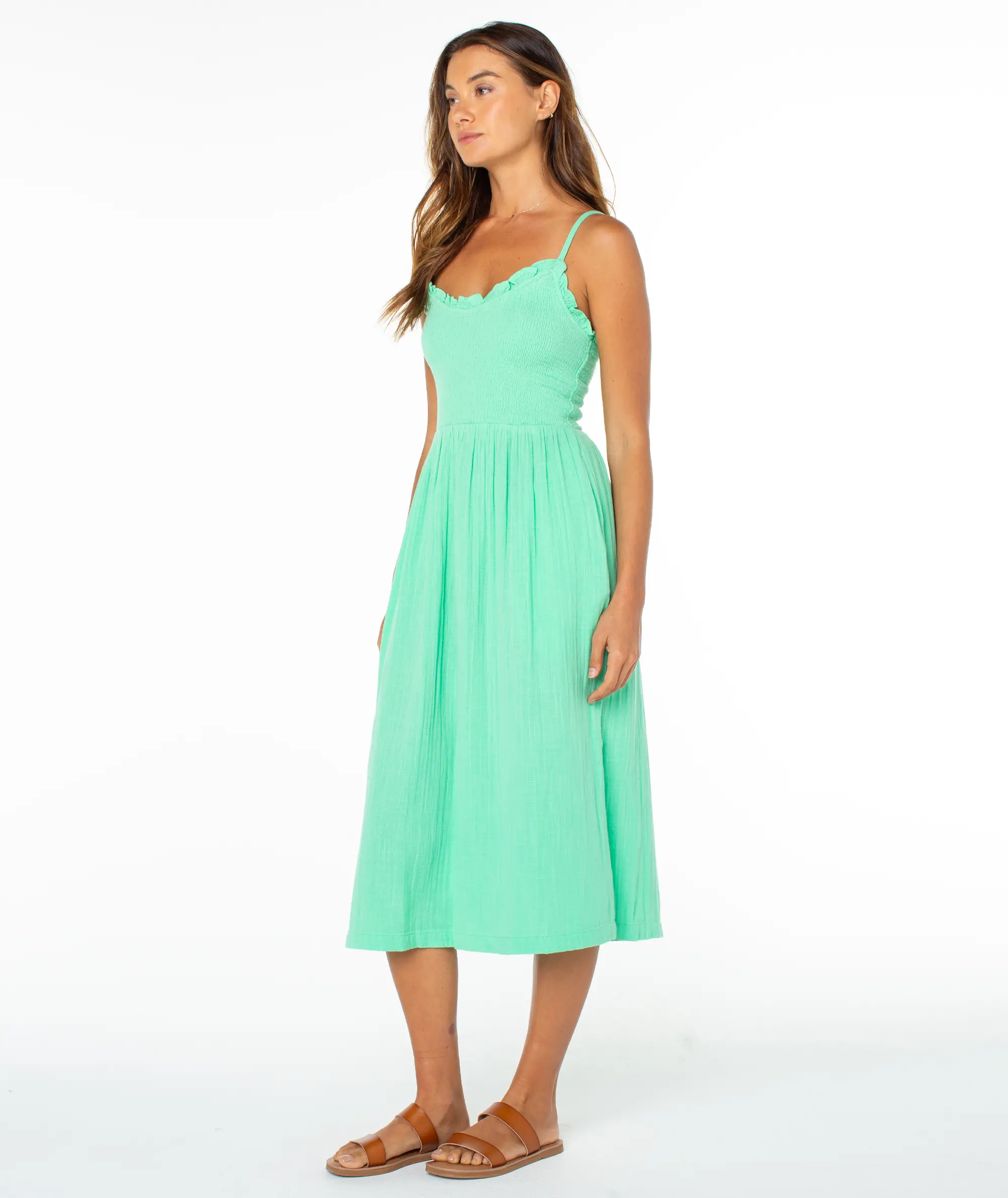 Roxy Womens Dress Downriver Midi - Image 3