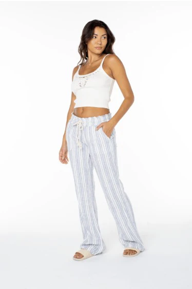 Roxy Womens Pants Oceanside Pant Stripe - Image 3