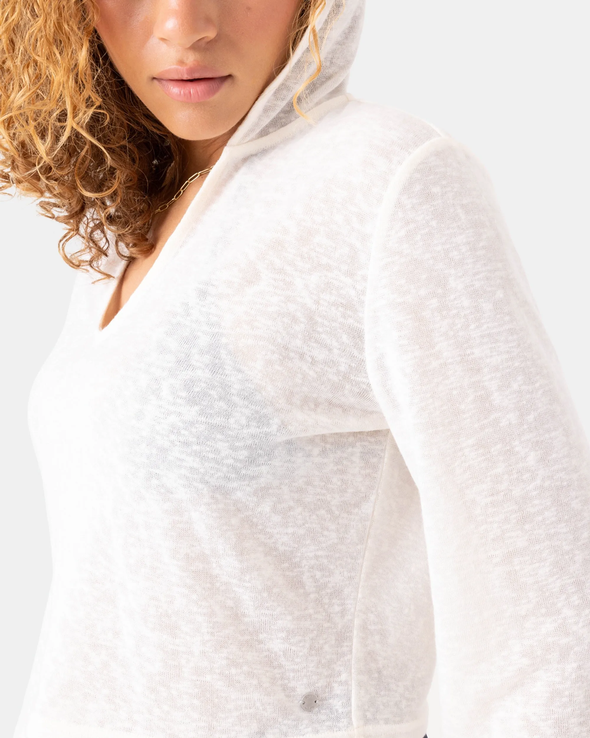 Roxy Womens Shirt After Surf Cover Up Hoodie - Image 4