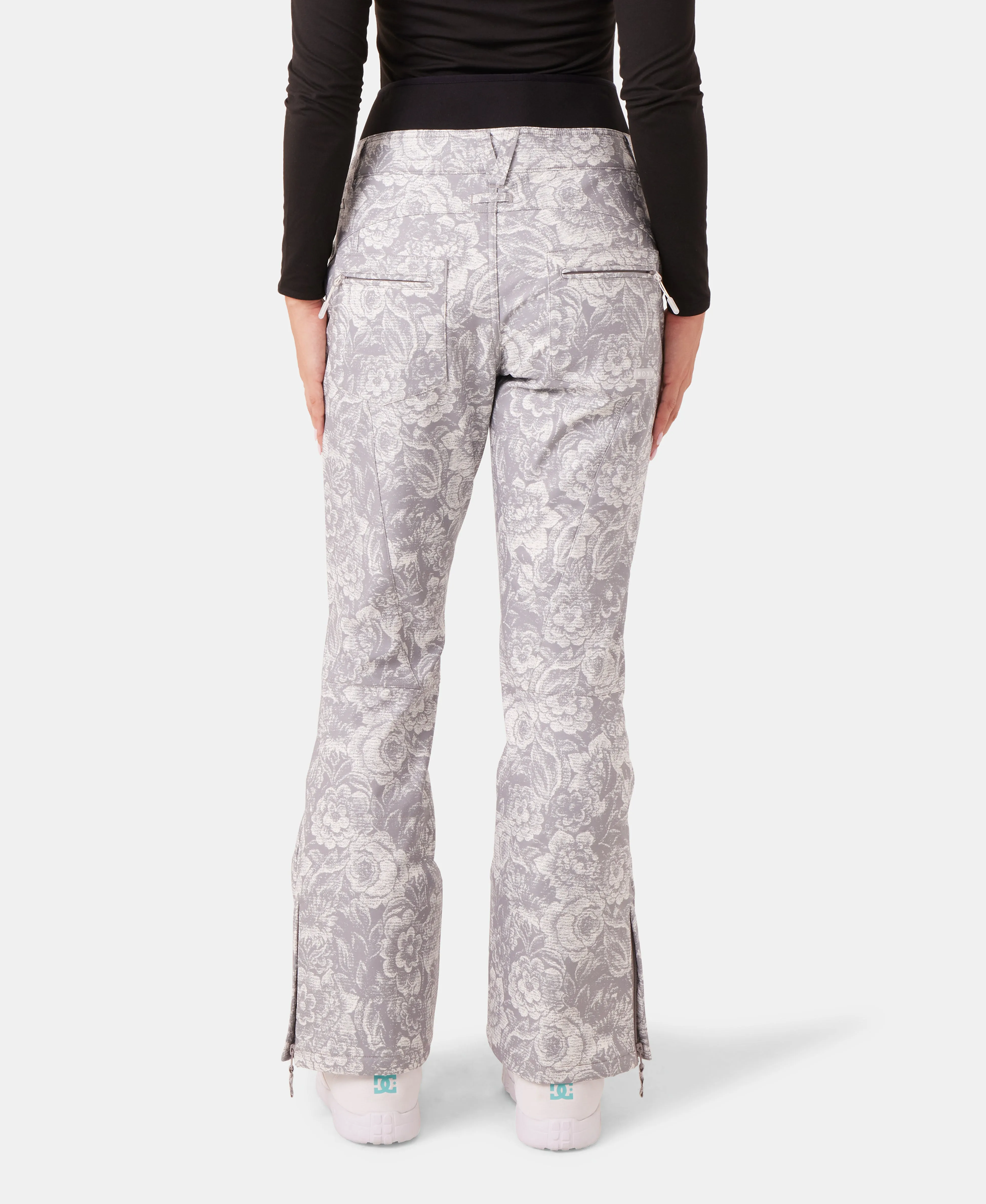 Roxy Womens Snow Pants Rising High Print - Image 2