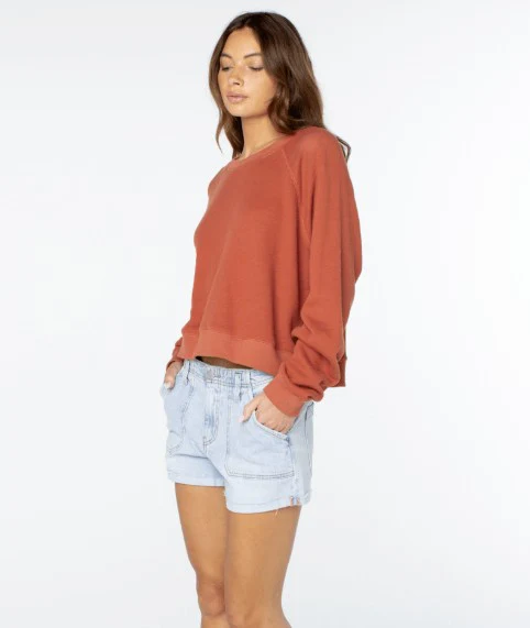 Roxy Womens Sweatshirt Golden Hour - Image 2