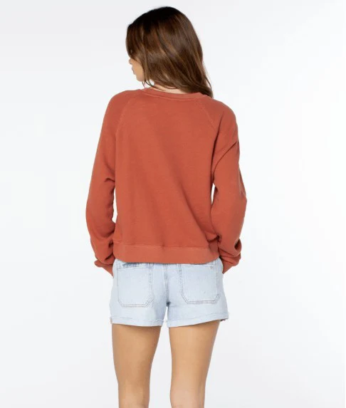 Roxy Womens Sweatshirt Golden Hour - Image 3