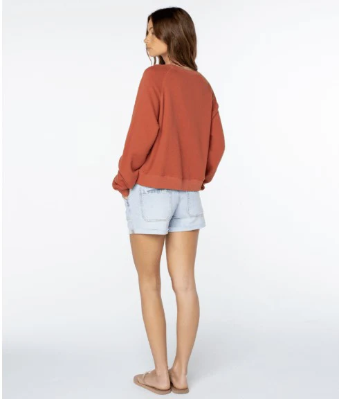 Roxy Womens Sweatshirt Golden Hour - Image 5