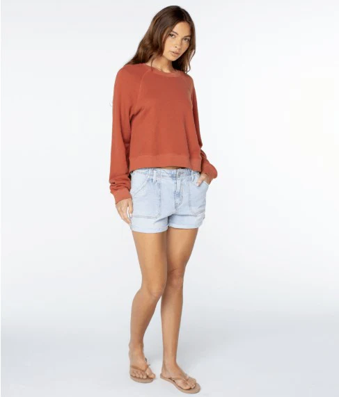 Roxy Womens Sweatshirt Golden Hour - Image 6