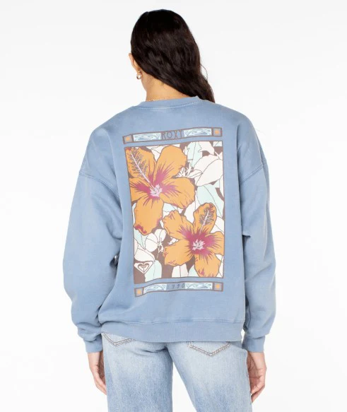 Roxy Womens Sweatshirt Lineup Oversized Crew - Image 2