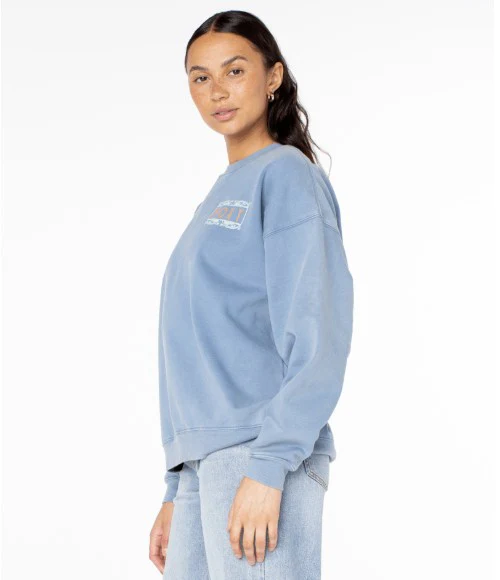 Roxy Womens Sweatshirt Lineup Oversized Crew - Image 4