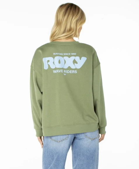 Roxy Womens Sweatshirt Morning Stroll - Image 2