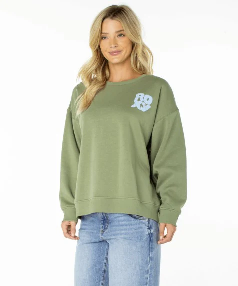 Roxy Womens Sweatshirt Morning Stroll - Image 3
