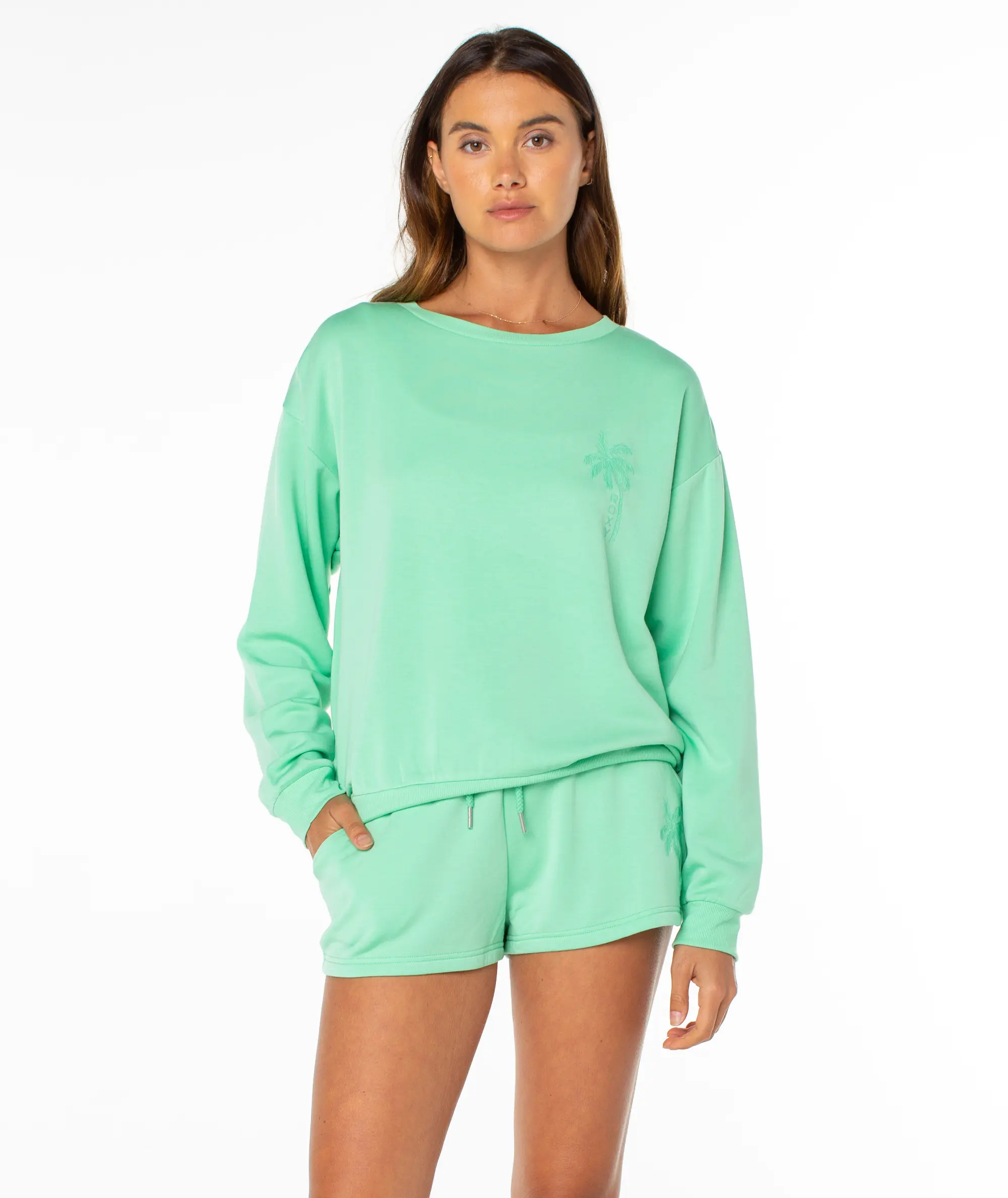 Roxy Womens Sweatshirt Surfing By Moonlight - Image 11