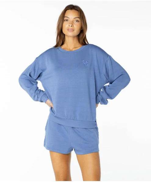 Roxy Womens Sweatshirt Surfing By Moonlight - Image 8