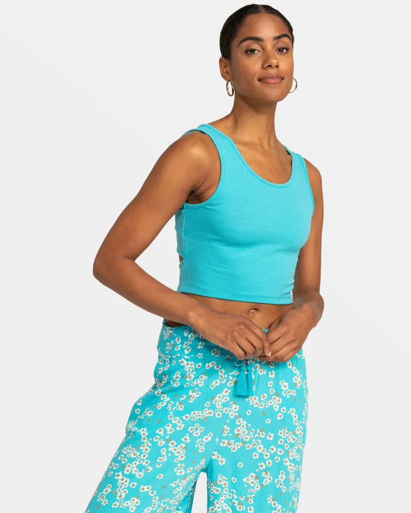 Roxy Womens Tank Top Good Keepsake Cropped - Image 12