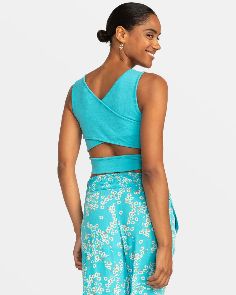 Roxy Womens Tank Top Good Keepsake Cropped - Image 13
