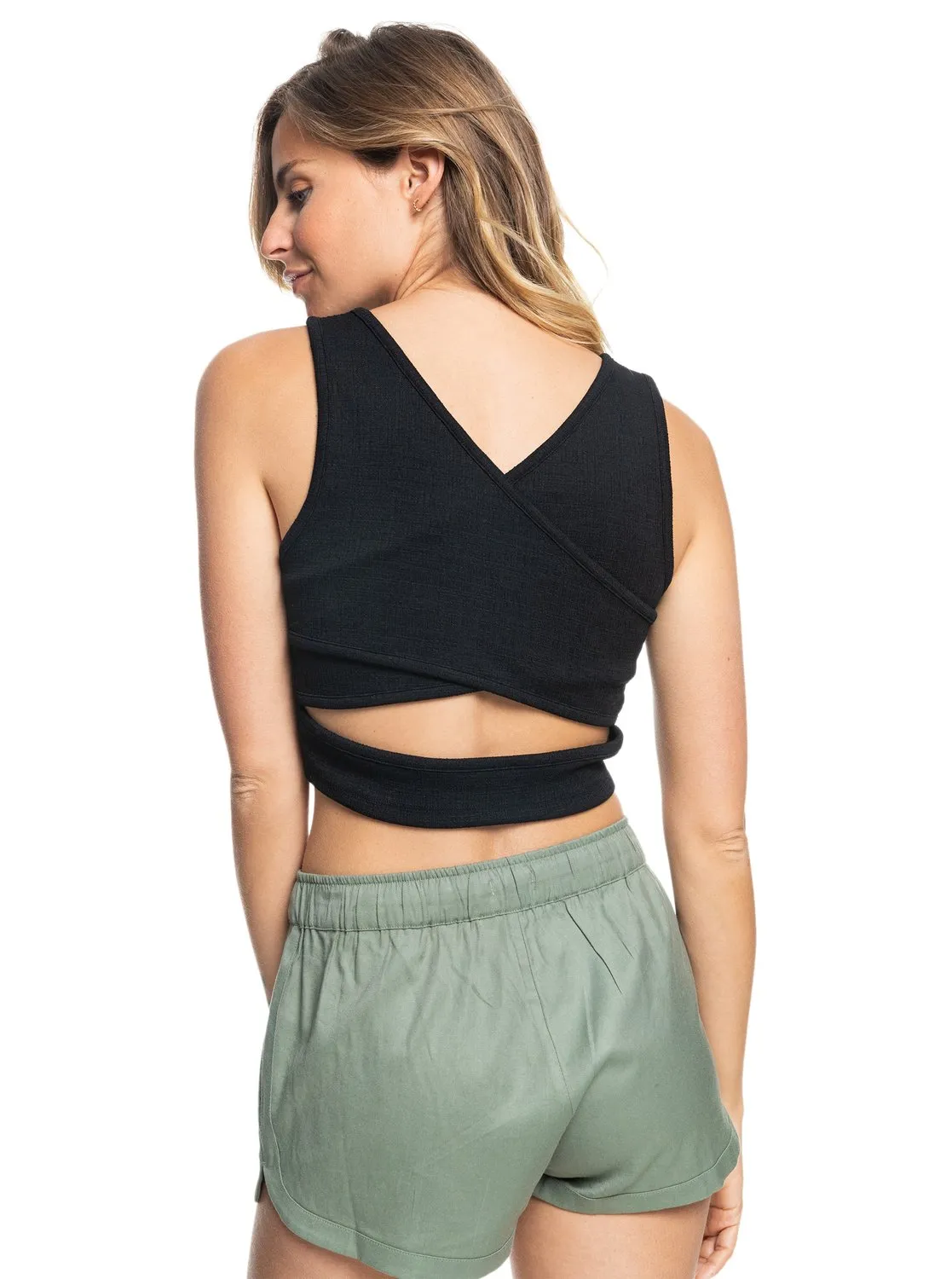 Roxy Womens Tank Top Good Keepsake Cropped - Image 6