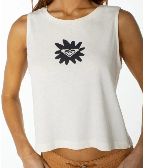 Roxy Womens Tank Top Palm Poster Wildflower - Image 5