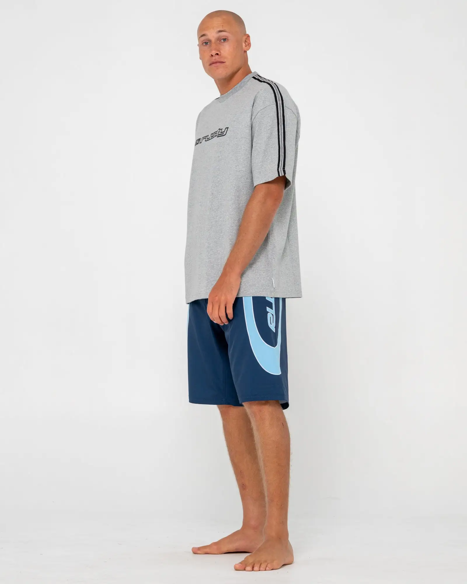 Rusty Mens Boardshorts Charger Fixed Waist - Image 4