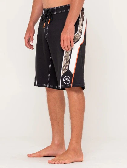 Rusty Mens Boardshorts Chopper Treed Fixed Waist