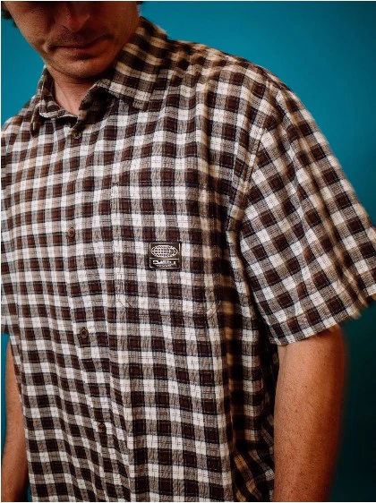 Rusty Mens Woven Worldwide Curved Hem - Image 6