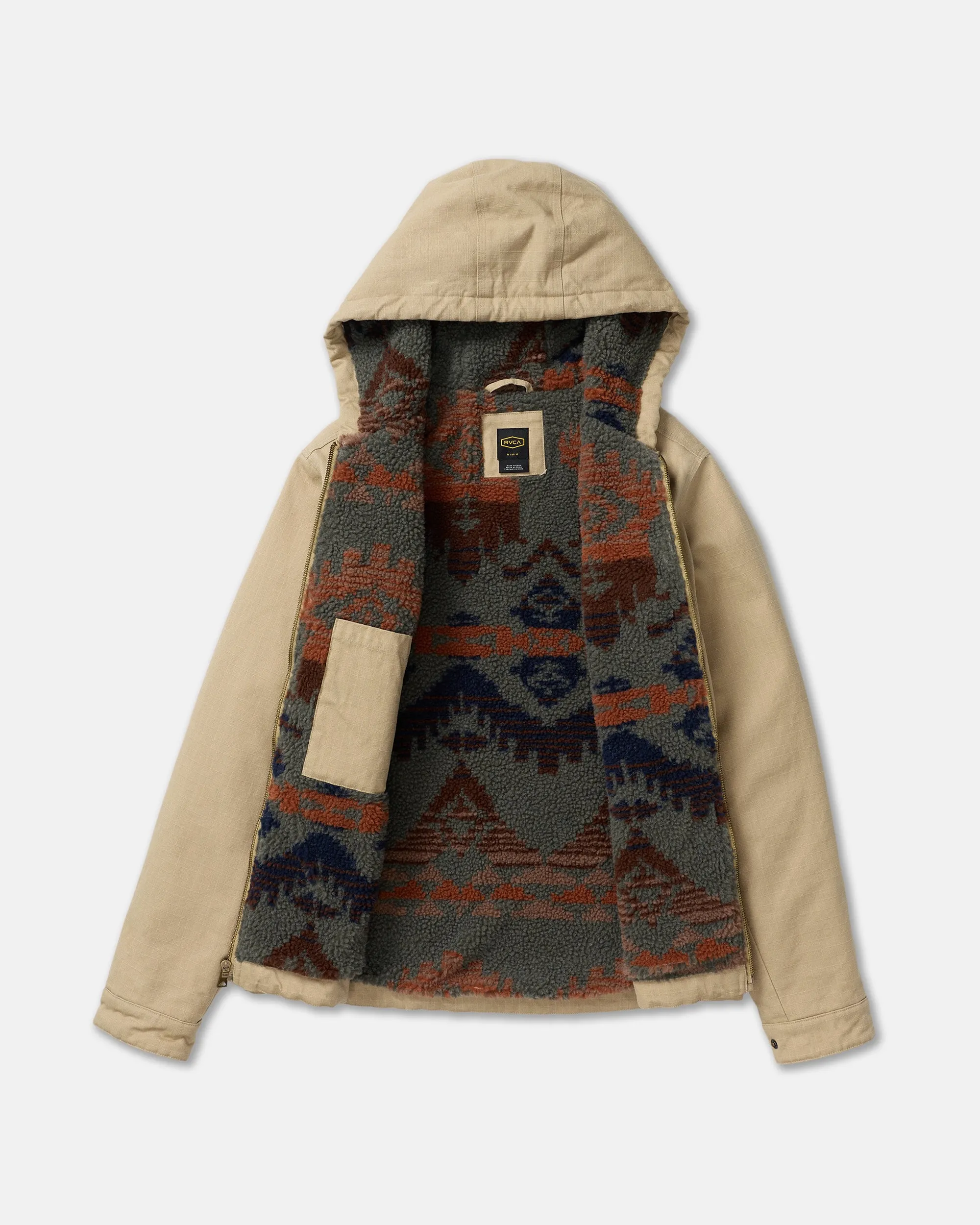 RVCA Mens Jacket Sonora Hooded - Image 4
