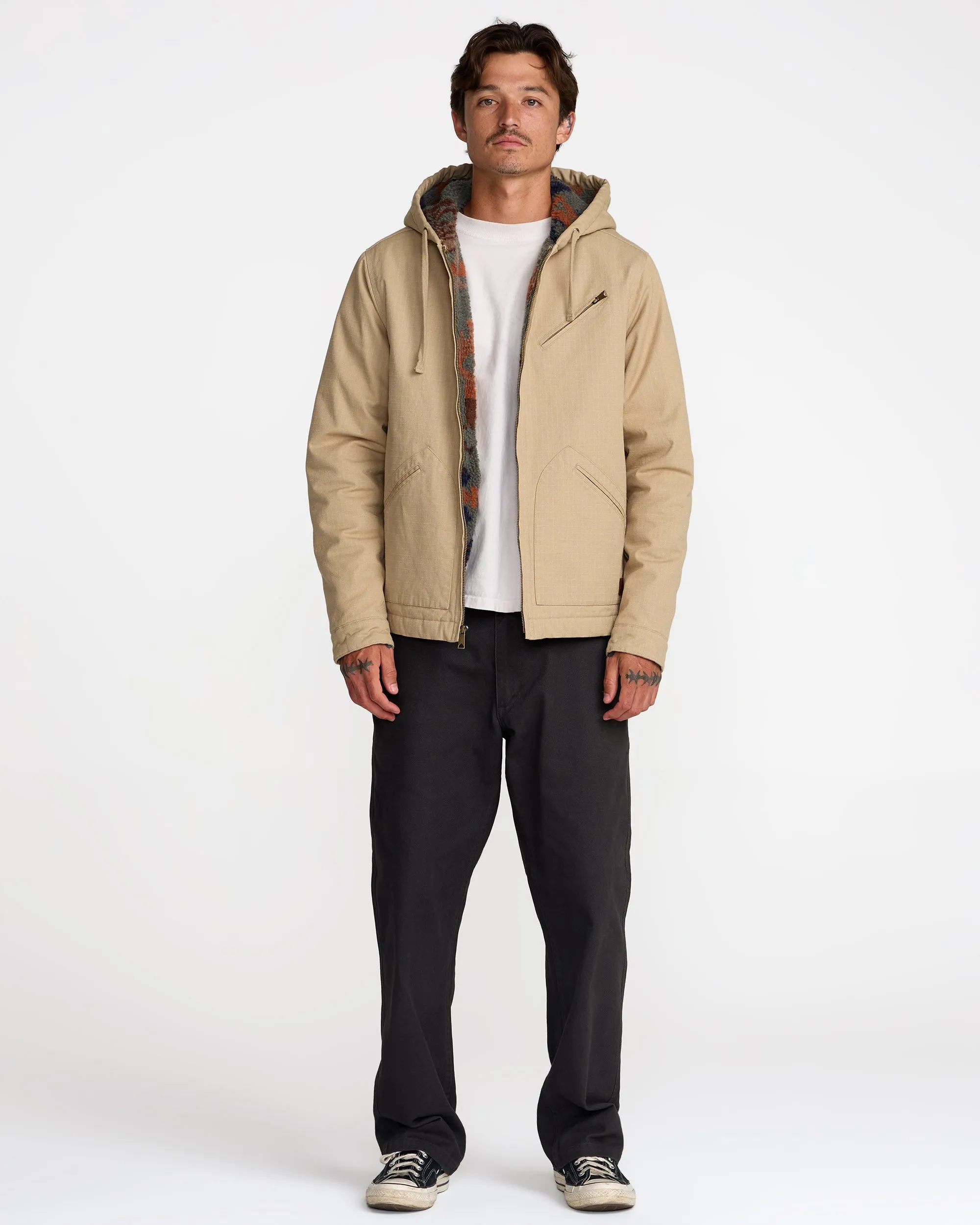 RVCA Mens Jacket Sonora Hooded - Image 5