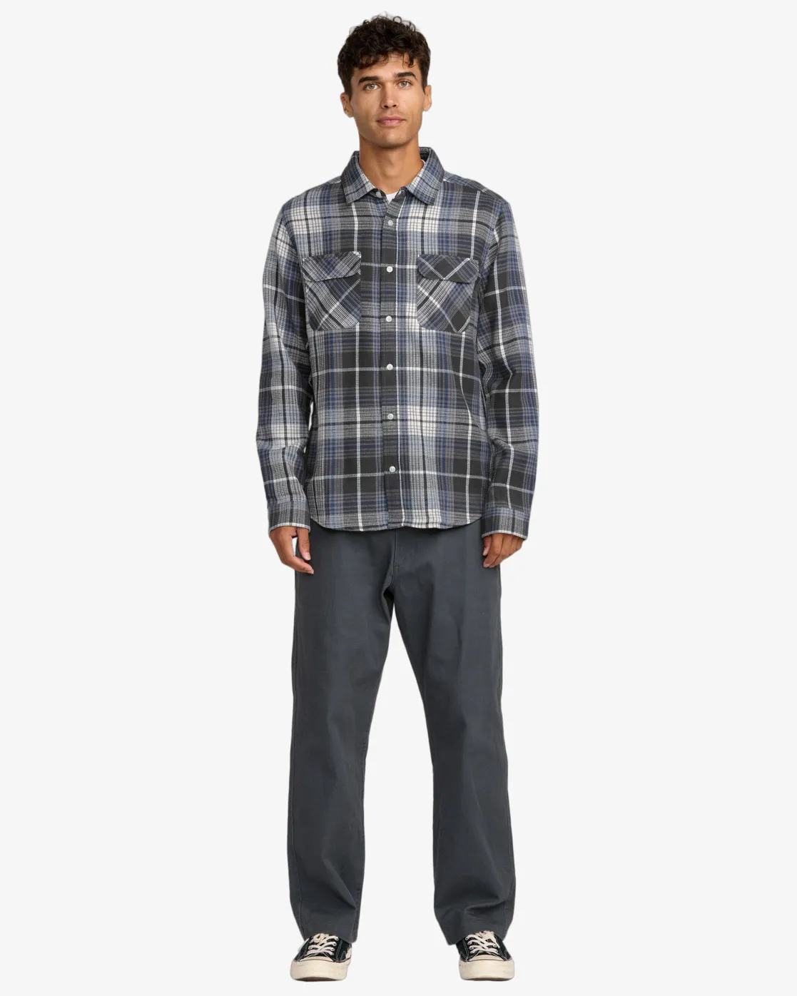 RVCA Mens Shirt Dayshift Flannel - Image 4