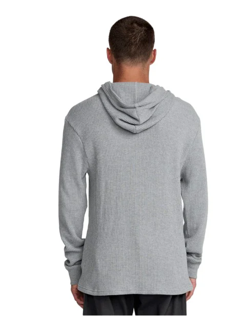 RVCA Mens Shirt Dayshift Thermal Hooded Henley - Image 2