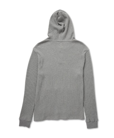 RVCA Mens Shirt Dayshift Thermal Hooded Henley - Image 7