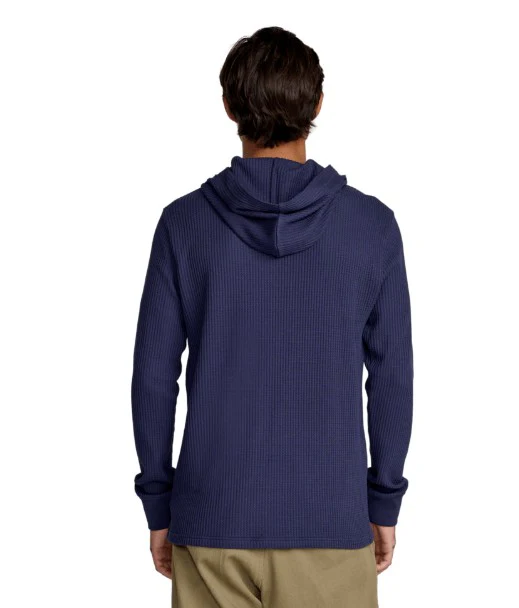 RVCA Mens Shirt Dayshift Thermal Hooded Henley - Image 9