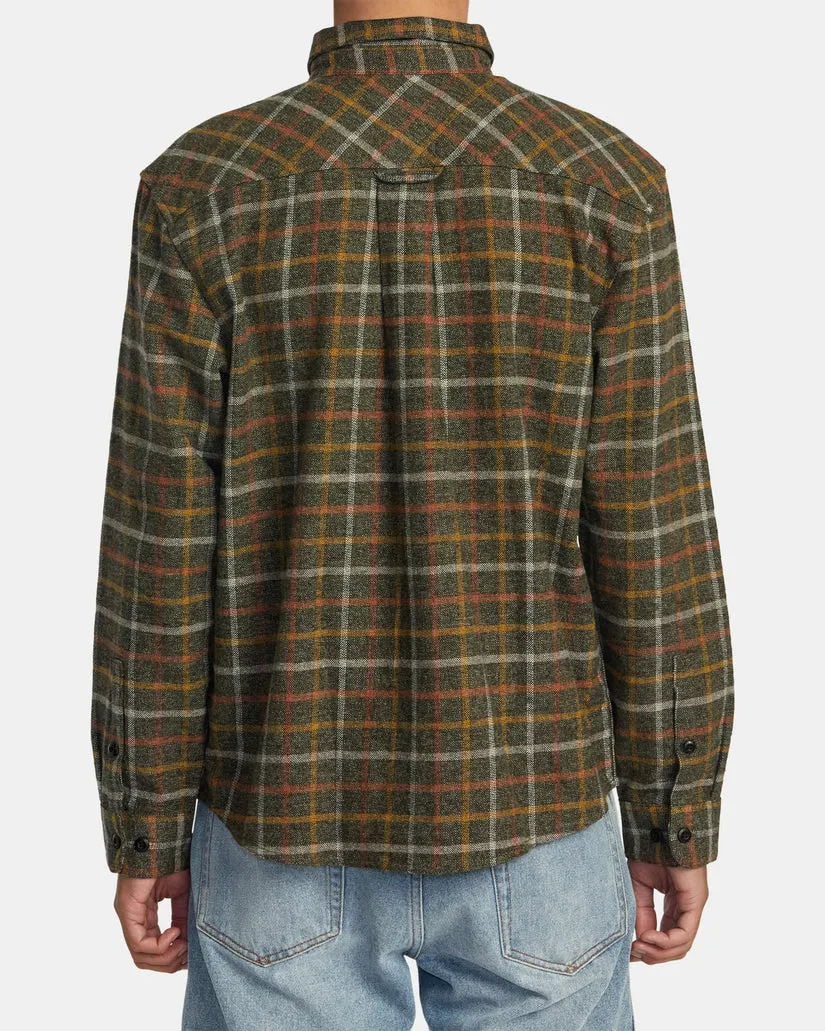 RVCA Mens Shirt Hughes Flannel - Image 6