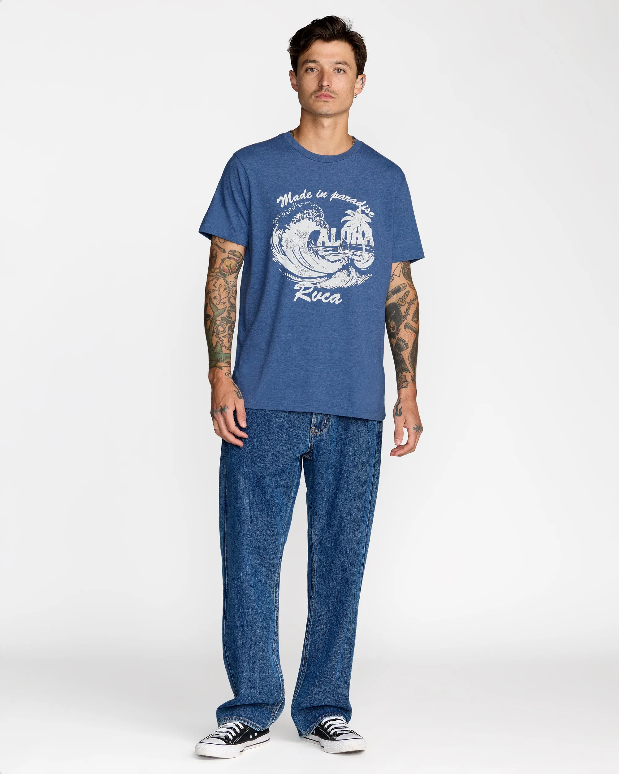 RVCA Mens Shirt Made In Paradise - Image 5