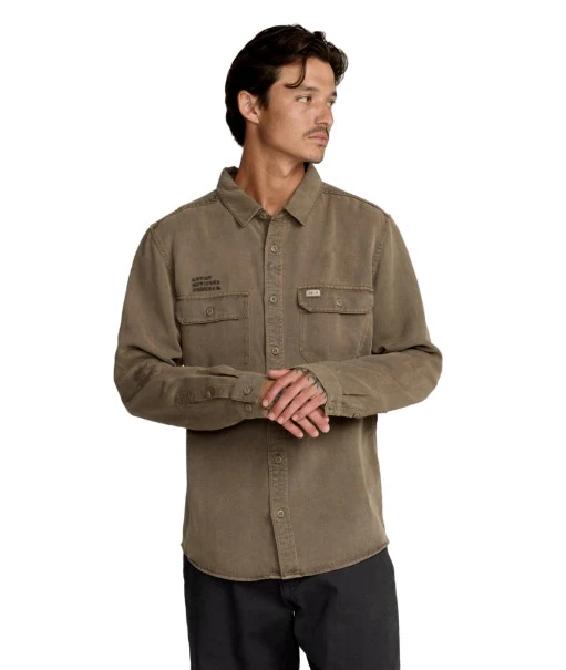 RVCA Mens Shirt Mel G Moon Flower - Image 2